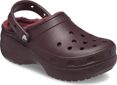 Produktbild von Crocs Woman Classic Platform Lined Clog weinrot EUR 42-43 (W11)