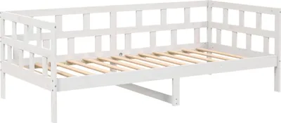 Obrázek produktu pro vidaXL Lehátko bílé masivní borovice 90x200 cm