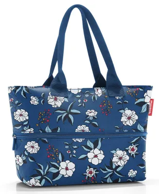 Produktbild von reisenthel shopper e1, Einkaufstasche, Tragetasche, Garden Blue, 12 L, RJ4104