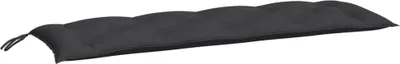 Immagine prodotto di vidaXL Cuscino per panchina da giardino nero 150x50x7 cm Tessuto Oxford