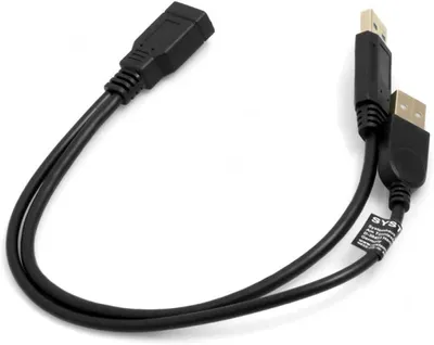 Zdjęcie produktu dla SYSTEM-S Kabel USB 3.1 25 cm z wtyczką typu C do gniazda 2.0 mini B, lewy, prawy, kątowy adapter w kolorze czarnym