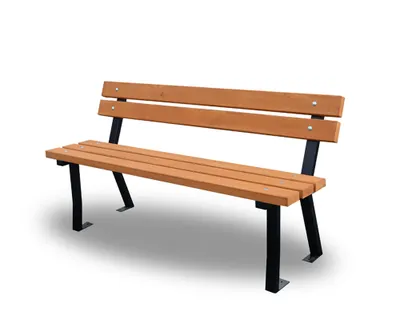 Productafbeelding van ROJAPLAST 3848 Parkbank, 150 cm, metalen. ROJAPLAST CL1004