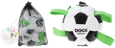 Produktbild von van der Meulen Hundespielzeug Ball 16cm mit Greiflaschen interaktiv