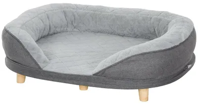 Immagine prodotto di Cuccia per cani con rivestimento removibile | Colore: Grigio | Dimensioni: 78x90x25 cm