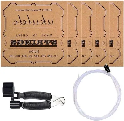 Produktbild von Ukelele Saitensätze - Nylonsaiten - Musik machen - Universal passend - 5 Sätze - Nylon