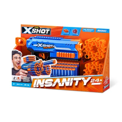 Immagine prodotto di Zuru X-Shot Insanity Manic Blaster + 24 Darts