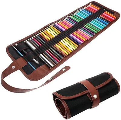 Produktbild von Lederpencilcase, Kunstlertas, Canvasetui, Schulranzen, Kunstlerkoffer