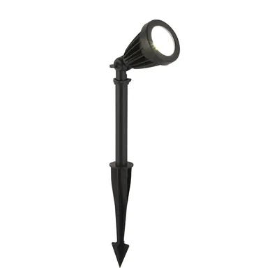 Obrázek produktu pro Venkovní reflektor LED, zemní hrot, černý hliník, bodový flexibilní, V 46 cm