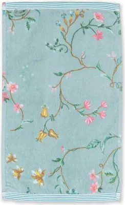 Produktbild von PIP STUDIO Les Fleurs Gästehandtuch blue 30x50cm (1 Stück)