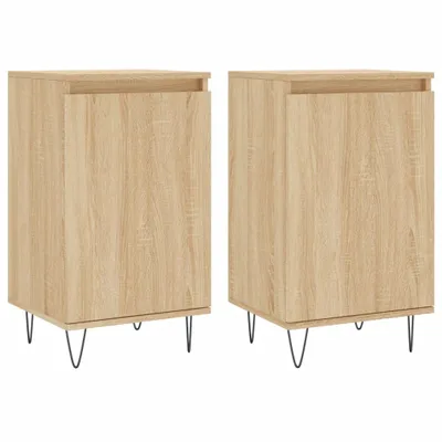 Produktbild von Sideboards 2 Stk. Sonoma-Eiche 40x35x70 cm Holzwerkstoff