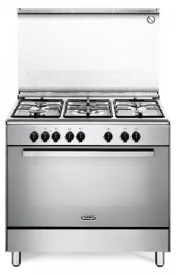 Immagine prodotto di De Longhi DEMX 96 SG Cucina Libera Installazione 90x60 Cm 5 Fuochi Gas Forno Elettrico Acciaio Inox Classe A