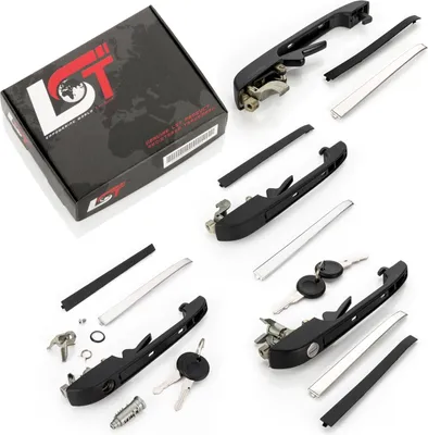 Produktbild von 4x Türgriff Reparatur Satz vorne hinten links rechts für VW GOLF 1 I 2 II JETTA