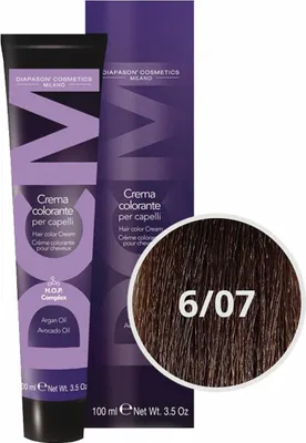 Produktbild von Diapason Haarfarbe Diapason Color Hair Color Cream 6/07 Dark Blond Intense Browm