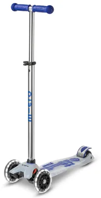Kinderstep mit LED-Rädern, höhenverstellbar, 5-12 Jahre, Alu