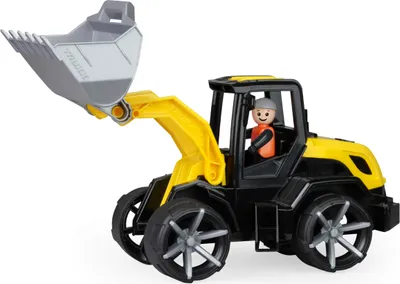 Produktbild von LENA, Schaufelbagger mit Gummireifen & Figur, Truxx², 36cm, gelb, 4512