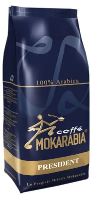 Produktbild von Mokarabia President 1 kg ganze Bohne – 100 % Arabica, mild, fein & aromatisch