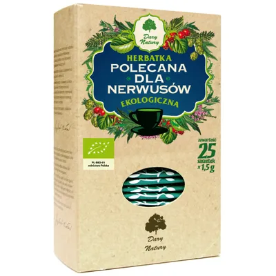 Obrázok produktu pre ČAJ NA NERVOVOU(25 x 1,5 g) 37,5 g - DARY NATURY
