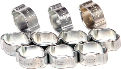 Produktbild von Zweiohrschellen Schlauchschellen 2-Ohr Schlauchklemmen 9-12 mm (3/8“) 10-tlg.