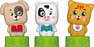 Obrázek produktu pro Clementoni Clemmy Sweet Animals, Sada na stavění, 0,5 rok/roky, 484 g