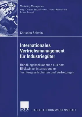 Obrázek produktu pro Internationales Vertriebsmanagement für Industriegüter
