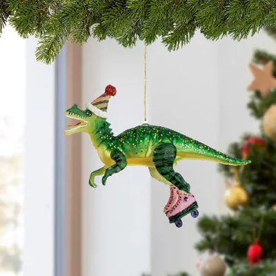 Produktbild von Weihnachts Baumschmuck Dino Höhe 13,5 cm