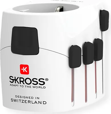 Image de Adaptateur voyage PRO WORLD Universel Blanc Skross