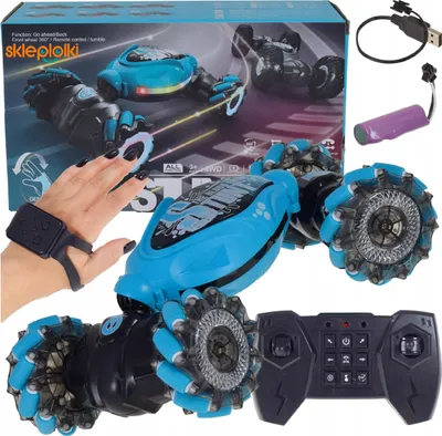 Immagine prodotto di Lolex | Auto acrobatica RC - Comando a mano - Con luci e suoni - Divertimento a 360° in derapata