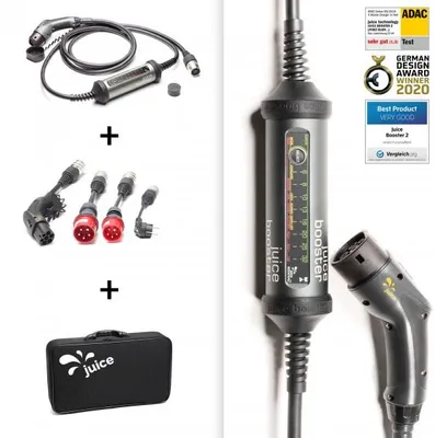 Immagine prodotto di Juice Technology EU EV Set, nero, a parete, IP67, CA, 230 V, 400 V