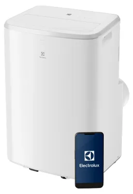 Produktbild von Electrolux EXP26U339HW, Einteilige mobile Klimaanlage, Ventilator, Kühlung, Entfeuchter, Heizung, 9000 BTU/h, 64 dB, 2600 W, 2300 W