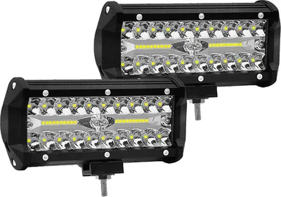 Immagine prodotto di Greenmigo 2X 120W Faro da lavoro a LED a barra, IP67 Faro ausiliario Luce da lavoro Faro a LED Luce da lavoro