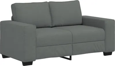 Produktbild von 2-Sitzer-Sofa Dunkelgrau 160x77x82 cm Stoff