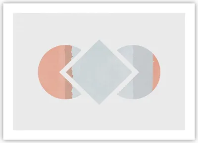 Produktbild von Poster - Poster ohne Rahmen - Stück Geometrisch Diamant - 70x50 cm - Wand Bild - Wanddeko - Wandbilder - Kunstposter - Wandposter - Bilder - Kunstdruck - Wanddekoration - Wandbild - P2XAA70x50-4690