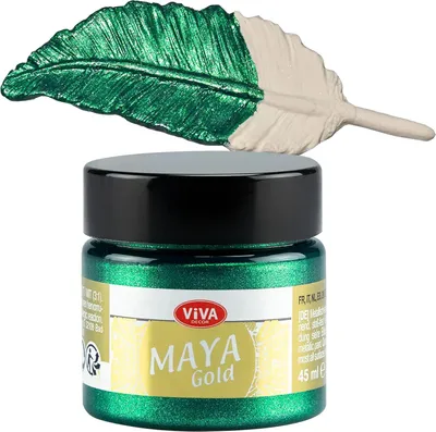 Produktbild von ViVA DECOR Maya Gold 45 ml smaragdgrün