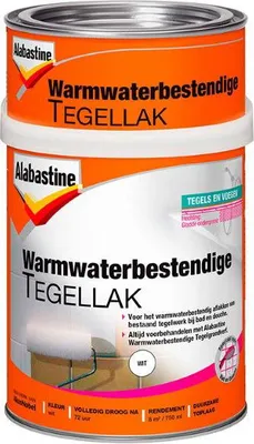 Productafbeelding van Ww.best tegellak wit 750 ml Alabastine