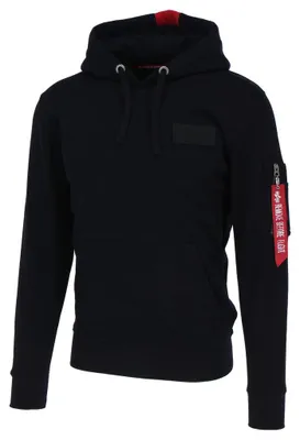 Produktbild von ALPHA INDUSTRIES RED STRIPE HOODY Herren Kapuzenpullover