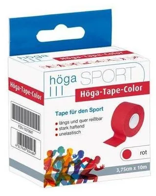 Produktbild von Höga-Tape-Color 3,75cmx10m rot 1 St