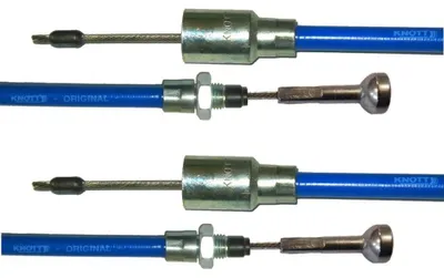 Produktbild von 2 Stück - Knott Bremsseil - Schnellmontage - 980207.17 - HL 1530 mm - GL 1720 mm -- Nirosta
