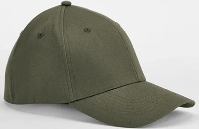 Image de Beechfield B803 | Casquette EarthAware® Organic Coton Stretch-Fit - Couleur : Olive Green - Taille : S/M