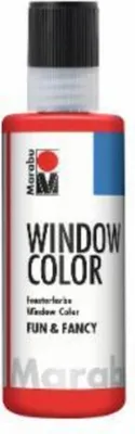 Produktbild von Window Color fun&fancy - Kirschrot 031 80 ml. Packung mit 6 Stück