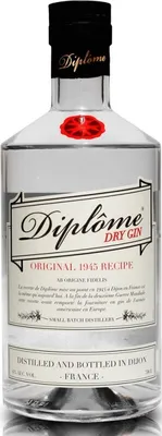 Produktbild von Gin Diplome "Original 1945 Recipe" Genf Frankreich  70.00 cl 44.0 %
