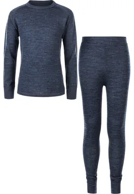 Produktbild von ZIGZAG Ski- und Funktionswäsche 2er Set Pattani Wool mit hohem Wolle-Anteil 2048 Navy Blazer 92