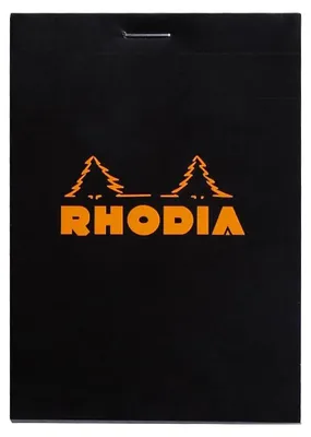 Produktbild von Rhodia 122009C Notizbuch 80 Blätter Schwarz
