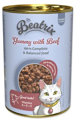 Productafbeelding van Konzerva Beatrix Adult met rundvlees, 415g