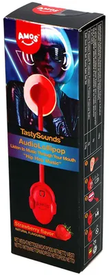 Produktbild von TastySounds Audio Lollipop 'Hip Hop Music' Strawberry