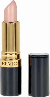 A Revlon lipstick with its cap off, shown against a white background.