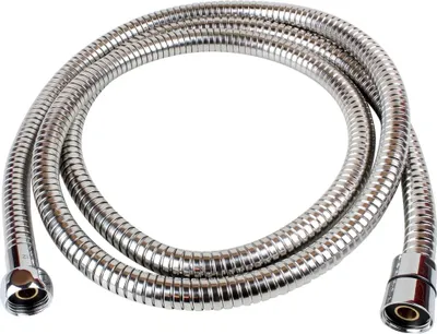 Produktbild von Duschschlauch Brauseschlauch Edelstahl Silber 200 cm für Handbrause  Duschbrause in Dusche und Badewanne