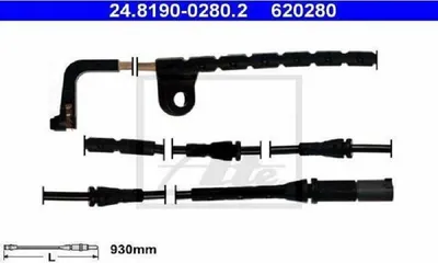 Produktbild von ATE 24.8190-0280.2 Warnkontakt Bremsbelagverschleiß 930mm Vorne Links für BMW X6 (E71, E72)