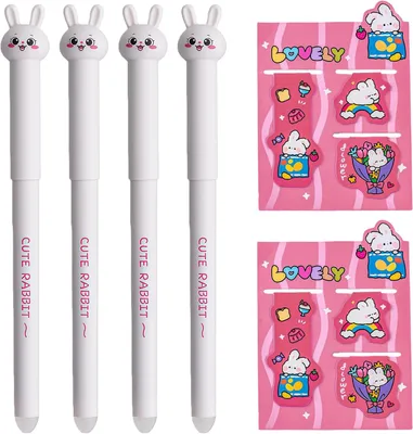 Productafbeelding van Uitwisbare gelpen bunny rabbit