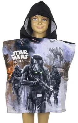 Immagine prodotto di Poncho bambini Star Wars nero 50x100 cm