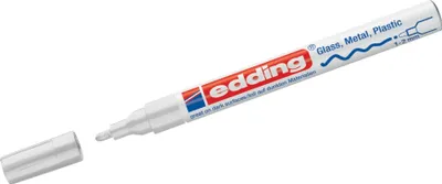 Produktbild von Edding – Paintmarker 751 auf Ölbasis, 1–2 mm, Kreativweiß | 10 Stück